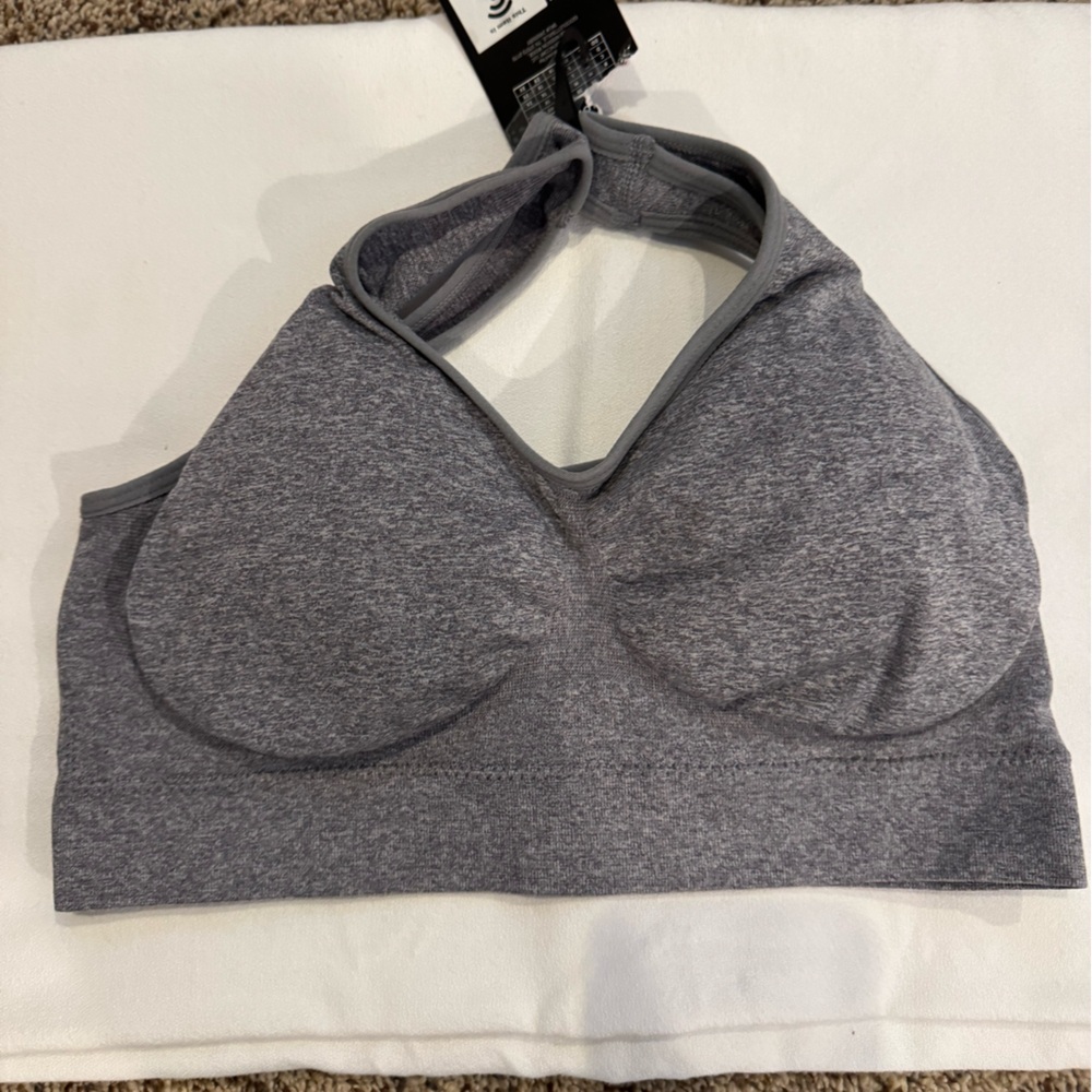 Zone Pro Seamless Comfort Pullover Bra - Heather Gray